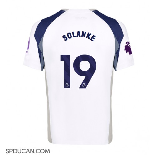 Muški Nogometni Dres Tottenham Hotspur Dominic Solanke #19 Domaci 2025-26 Kratak Rukav Muški Nogometni Dres Tottenham Hotspur Dominic Solanke #19 Domaci 2025-26 Kratak Rukav